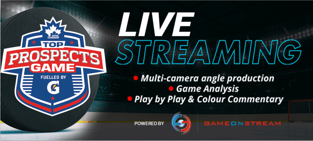 Watch the 2025 GTHL Top Prospects Game fuelled by Gatorade live on GameOnStream