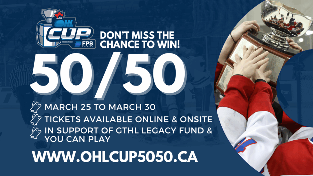 Win big with the 2024 OHL Cup 50/50 in support of You Can Play and GTHL Legacy Fund