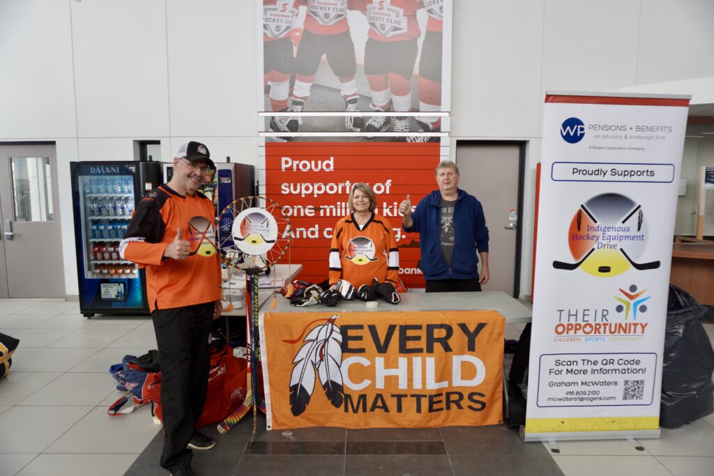 GTHL’s second annual Indigenous Hockey Equipment Drive a success