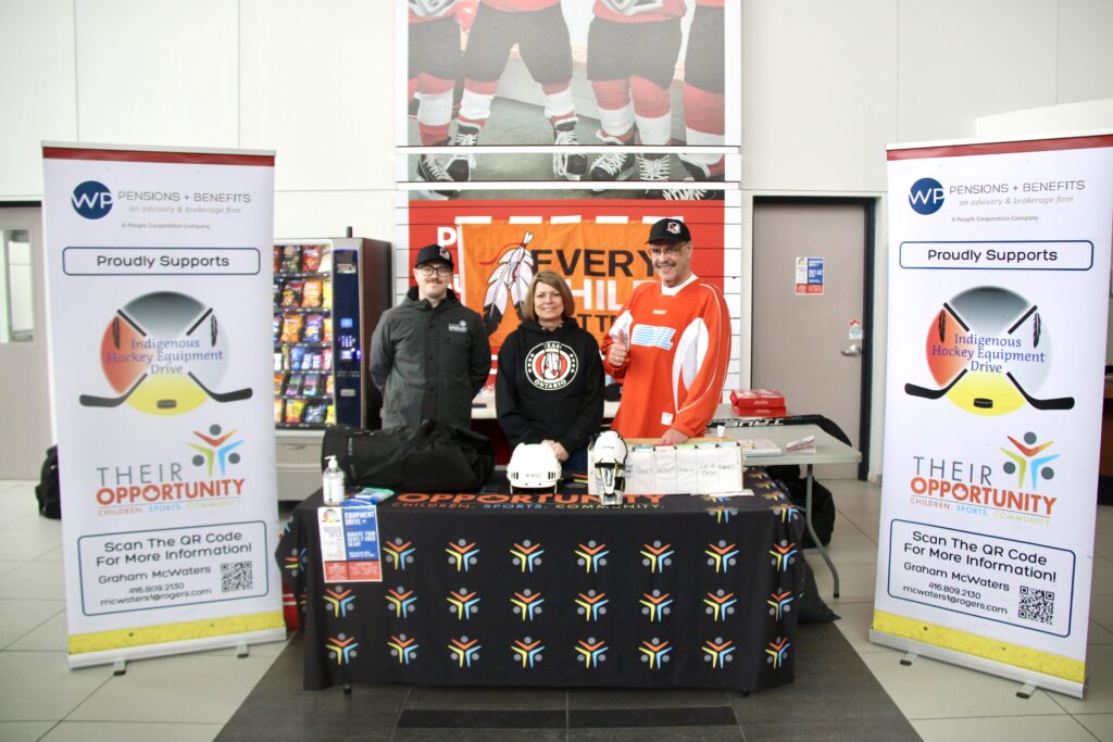GTHL hosted Indigenous Hockey Equipment Drive a big success