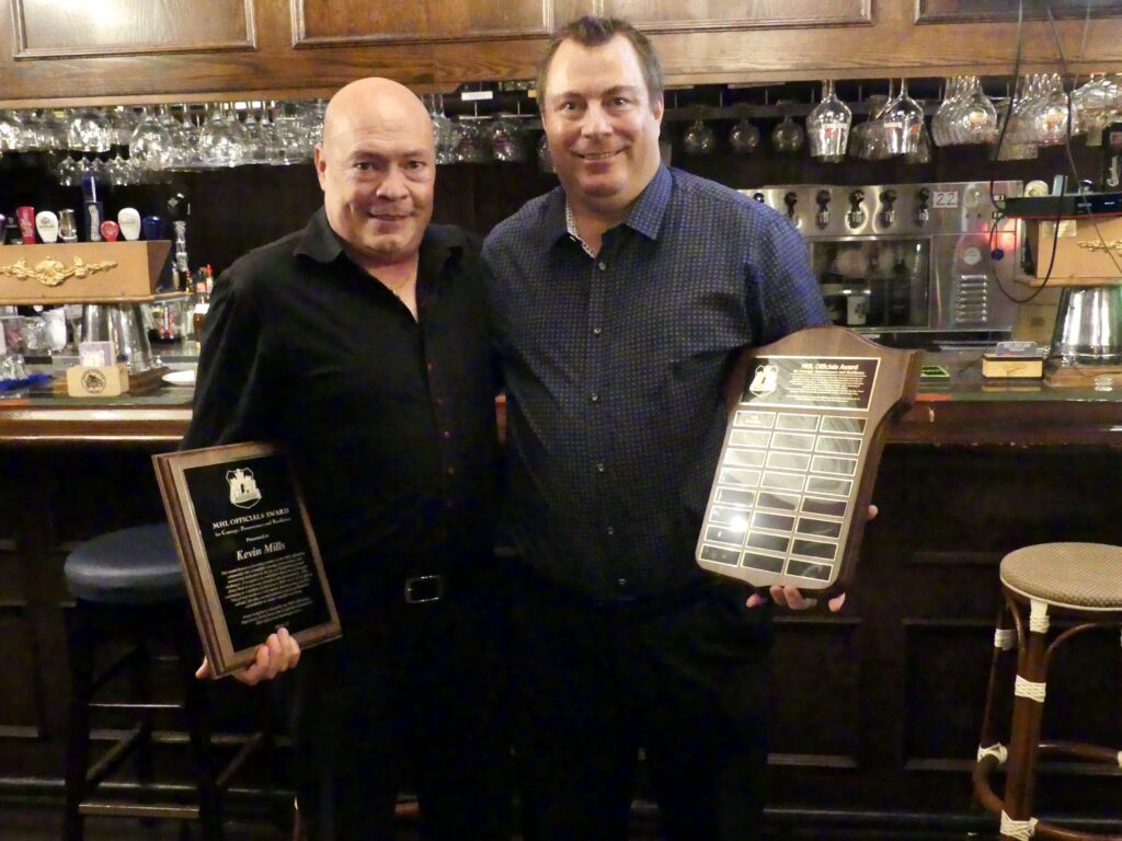 MHL Officials Award for Courage Perserverance and Resilience 2025 - Kevin Mills - GTHL Canada