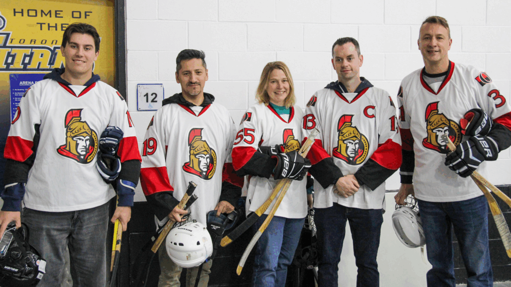 GTHL Staff Participate in Shine Foundation’s Come to Sleigh Para Hockey Tournament 