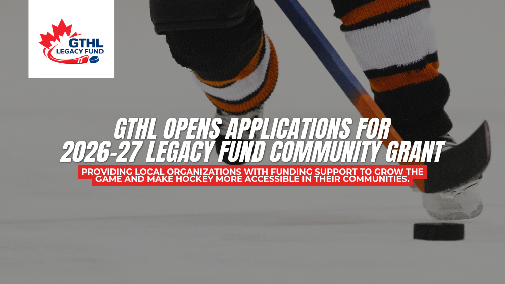 GTHL Opens Applications for 2026-27 Legacy Fund Community Grant