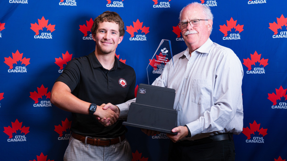 GTHL Introduces Brian Coles Officiating Leadership Award